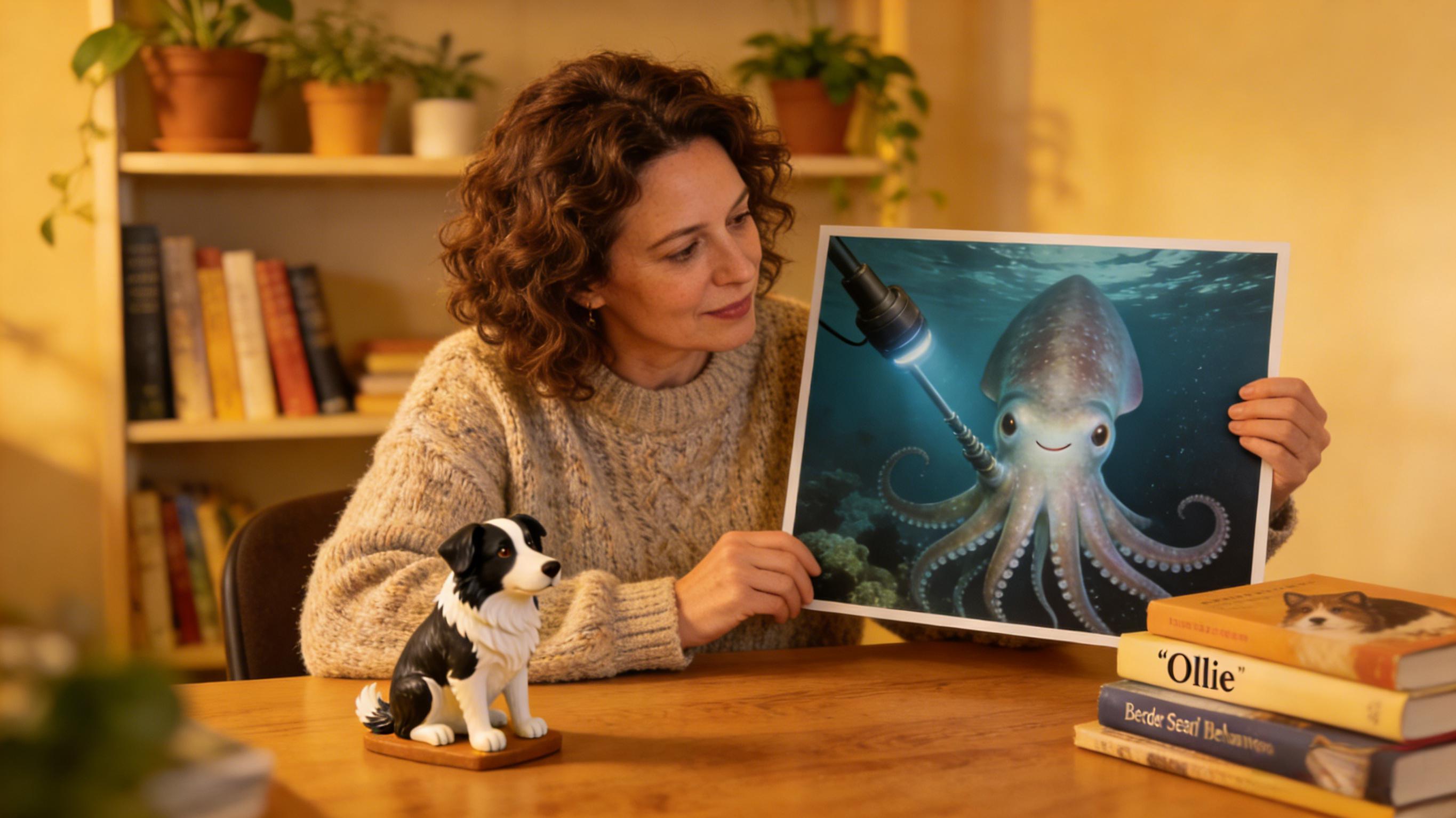 거대한 오징어의 삶은 깊은 바다가 무섭다는 것을 가르쳐야합니까, 아니면 경이로움으로 가득 차 있습니까?