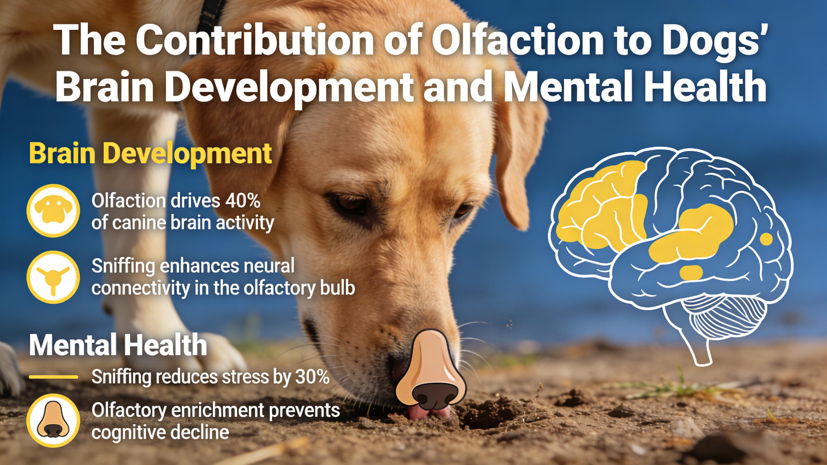 Geruch ist der Schlüssel zur Gehirnent wicklung und zur psychischen Gesundheit eines Hundes